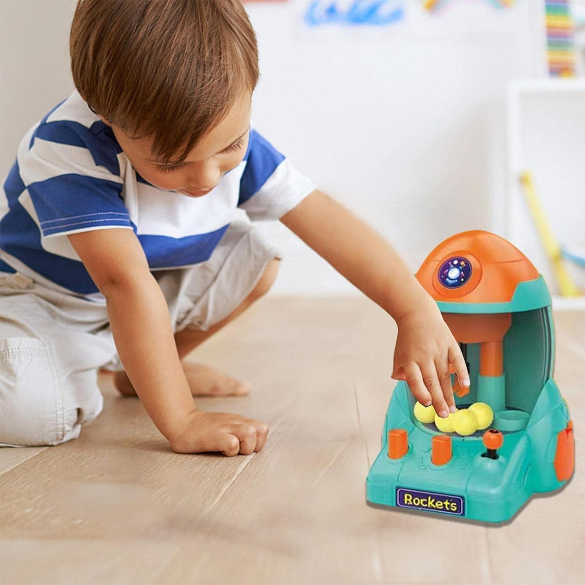 Space Rocket Ball Catcher Mini Claw Game