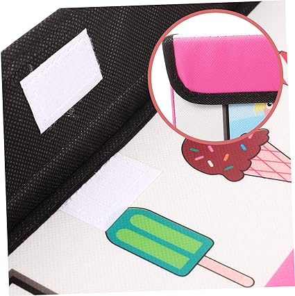 Kids Foldable Storage Box - Ice Cream Car Pink
