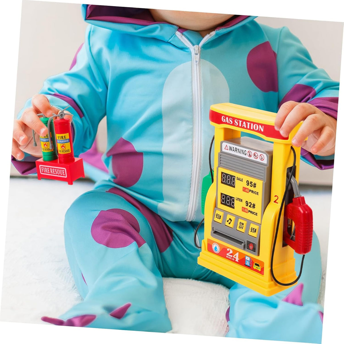 Electronic Gas Station Steering Wheel Toy