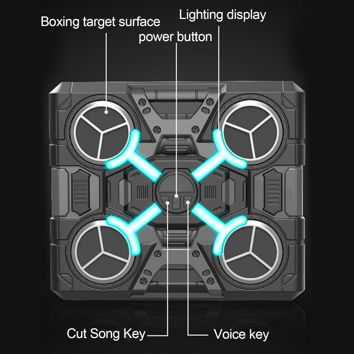 Bluetooth Musical Boxing Target With Cool Lights