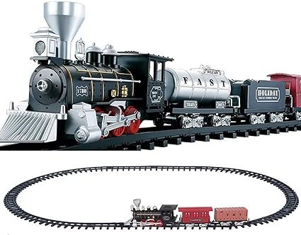 21Pcs Electronic Control Classic Train With Realistic Sound