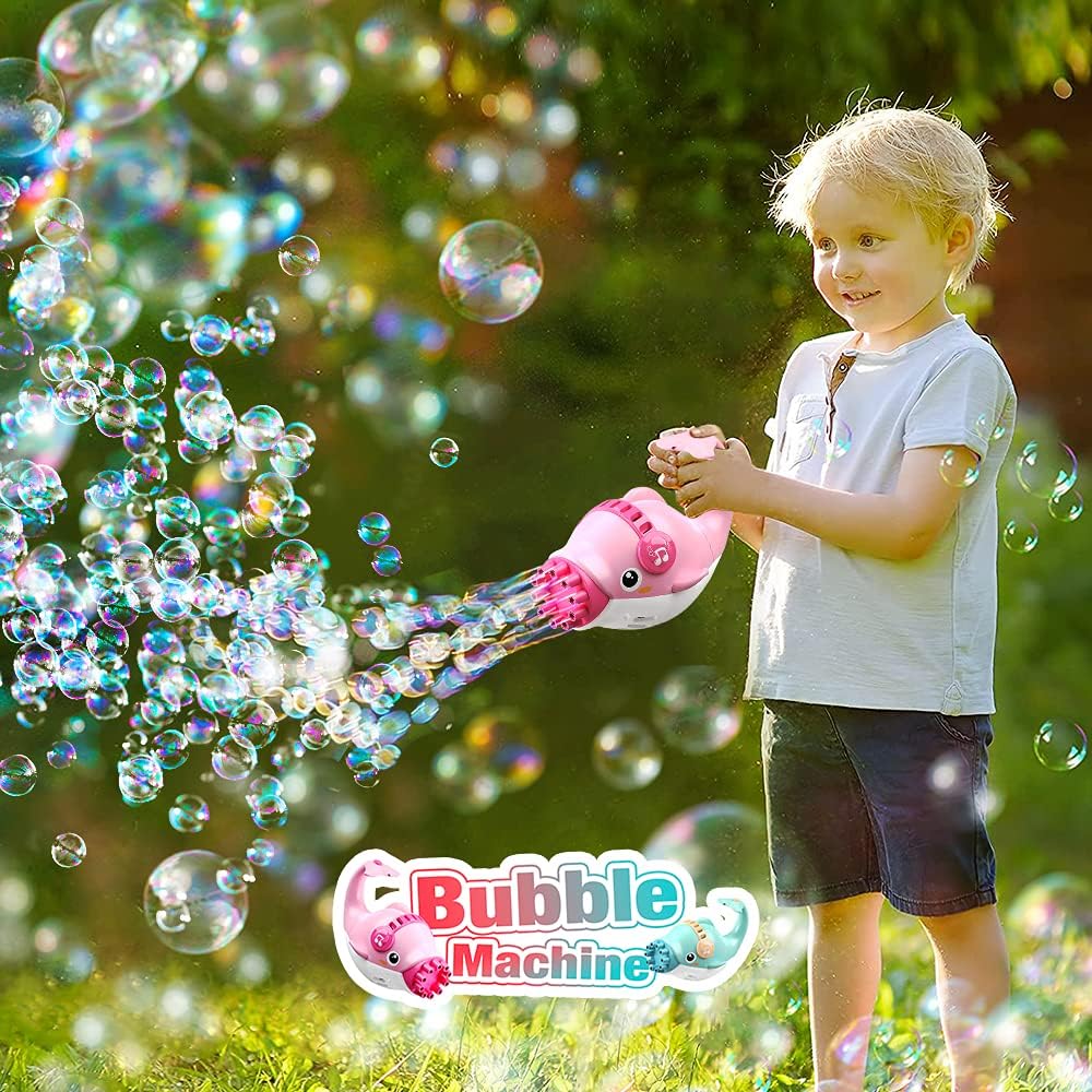 Electric Funny Little Dolphin Bubble Machine