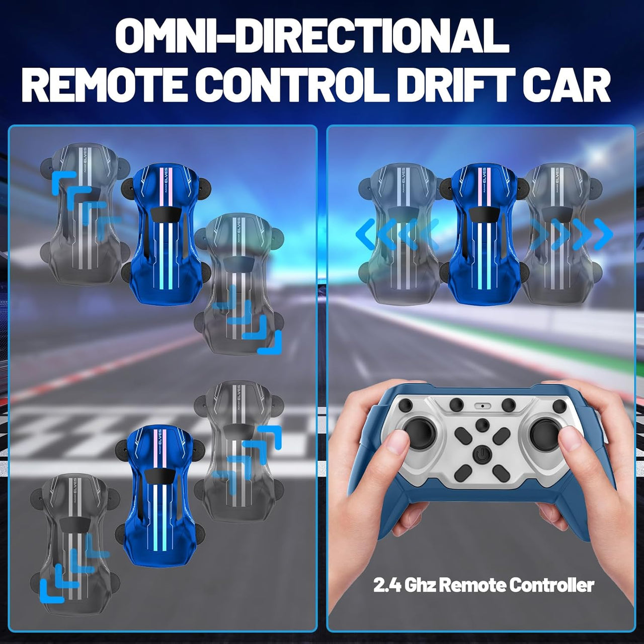 RC Crazon 4WD Round Wheels Drift Car