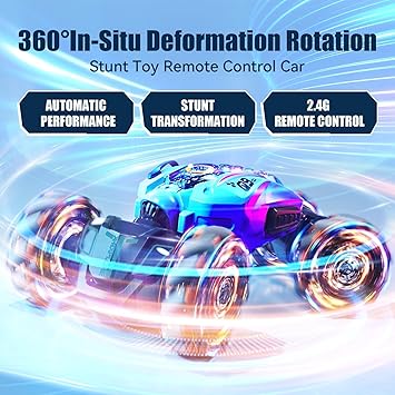 Remote & Gesture Controlled Spray Stunt Torsion Vehicle