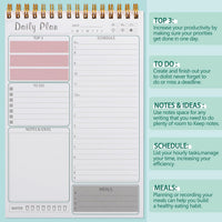 8* Inches 50 Pages Premium Daily Plan Diary