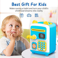 Electronic Face Recognition & Password Unlock Piggy Bank