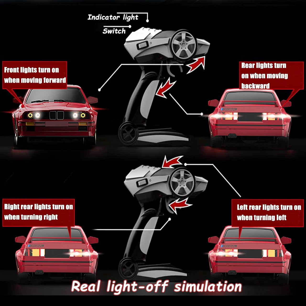2.4G RC BMW 4WD Drifting Car