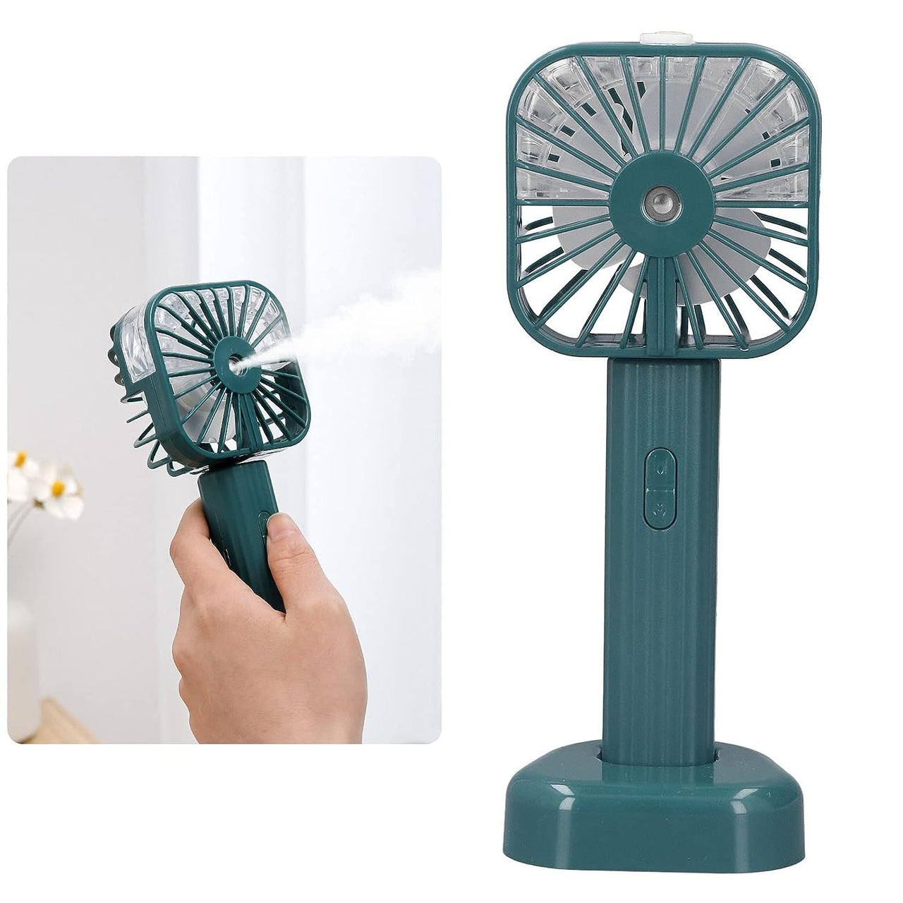 3 In 1 Mini Spray Fan With USB Cable