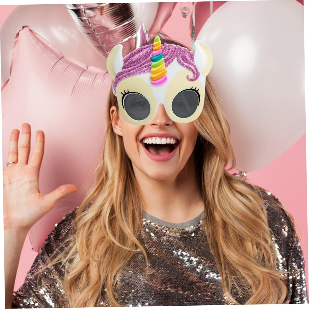 Children's Unicorn Frame Sunglasses - 1Pc