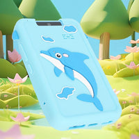 Kids Dolphin Rotatable Lens Digital Touch Phone