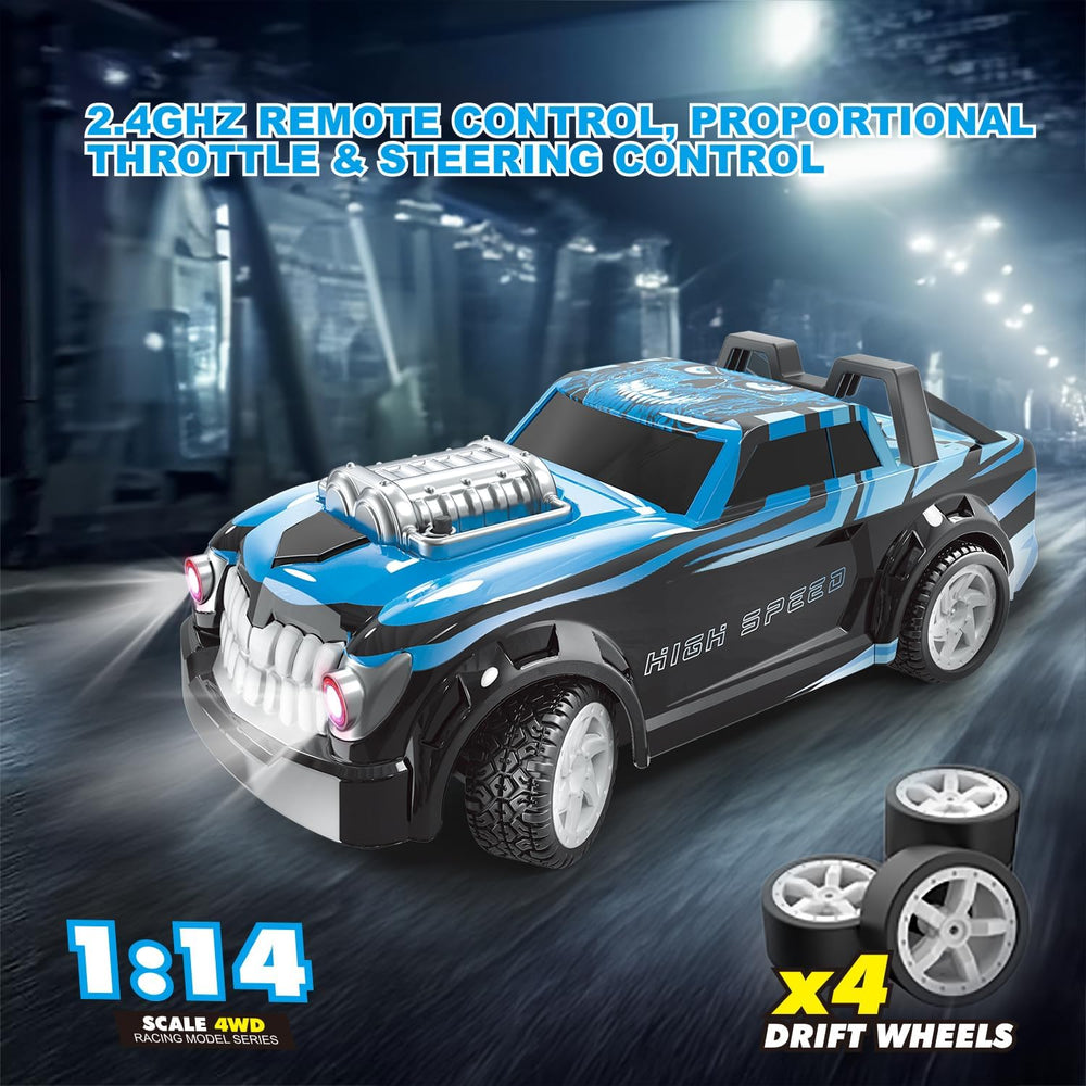 ABS 1:14 RC Ghost Skeleton Drift Car