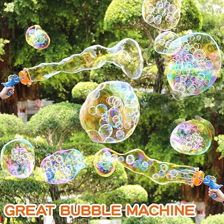 2in1 Electric Dinosaur Colorful Bubble Blowing Gun
