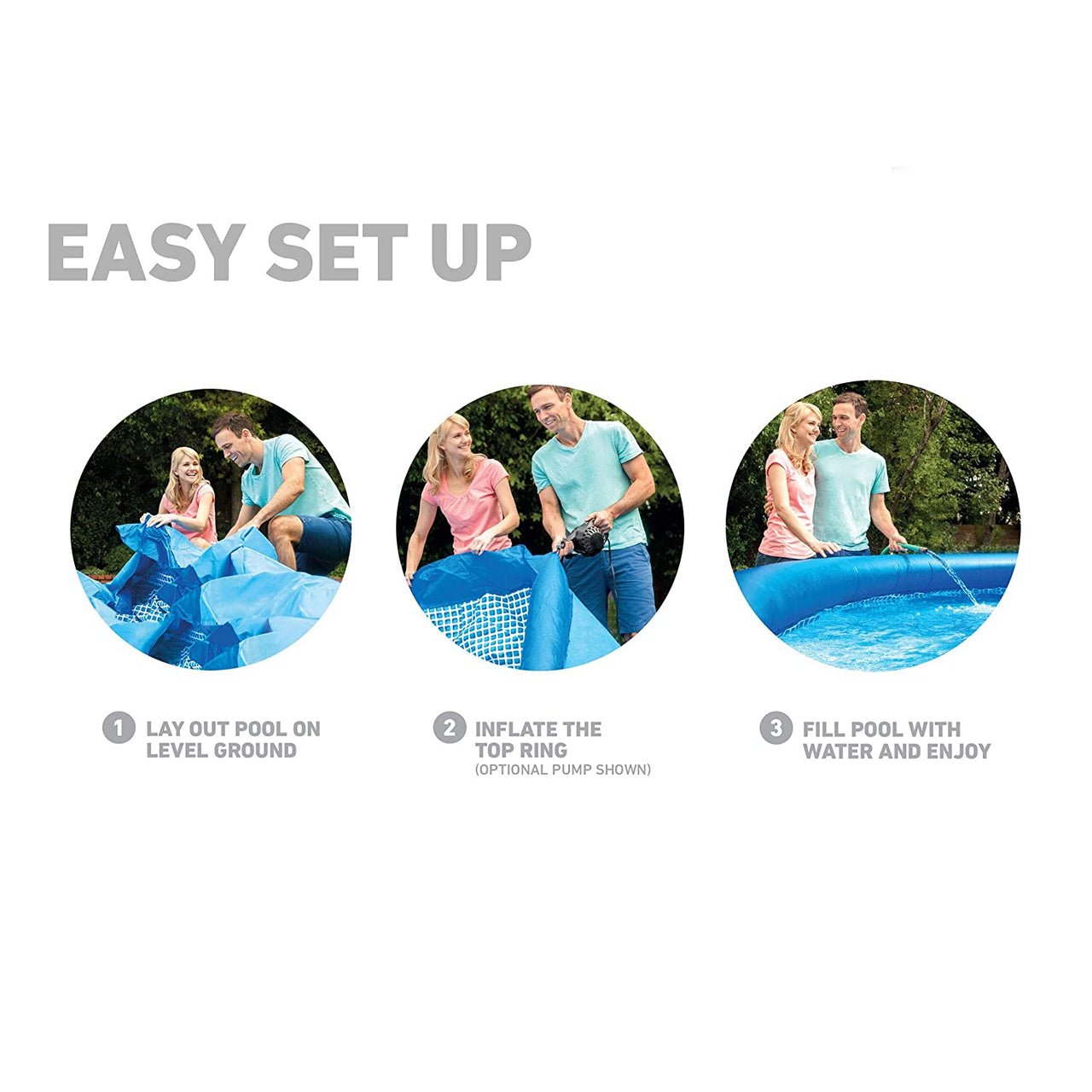 Intex Puncture Resistant Family Pool 8ft x 24in