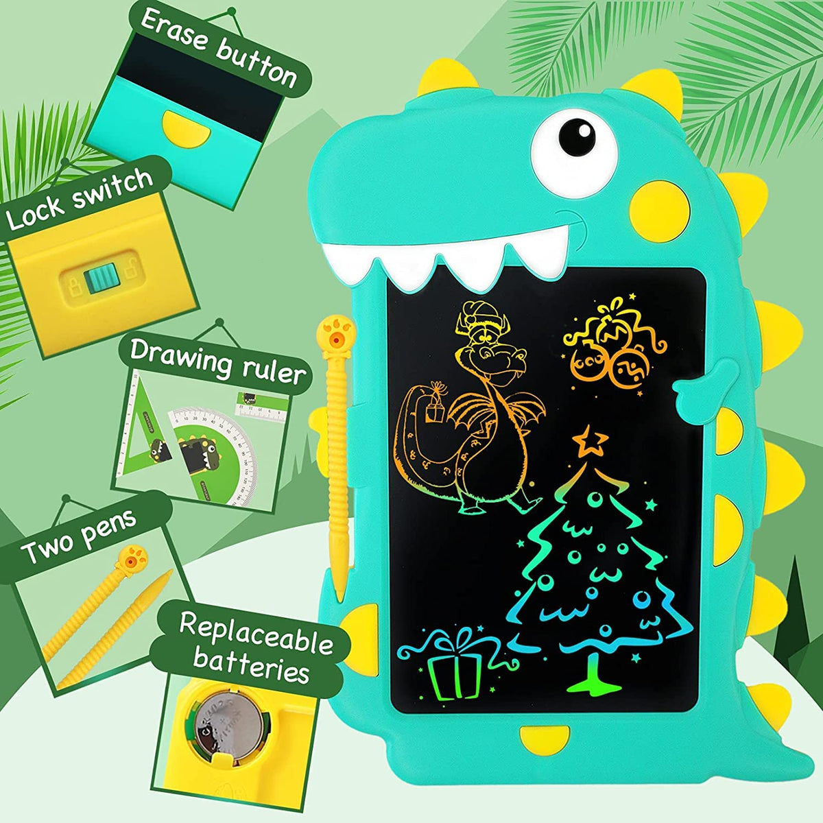 11* Inches Dinosaur LCD Writing Tablet