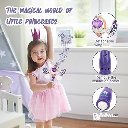 Butterfly Style Fairy Flash Magic Wand