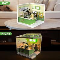 116Pcs DIY Miniature Milk Tea Shop For Kids