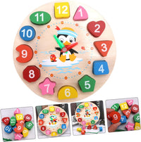 Wooden Montessori Learning Digital Clock