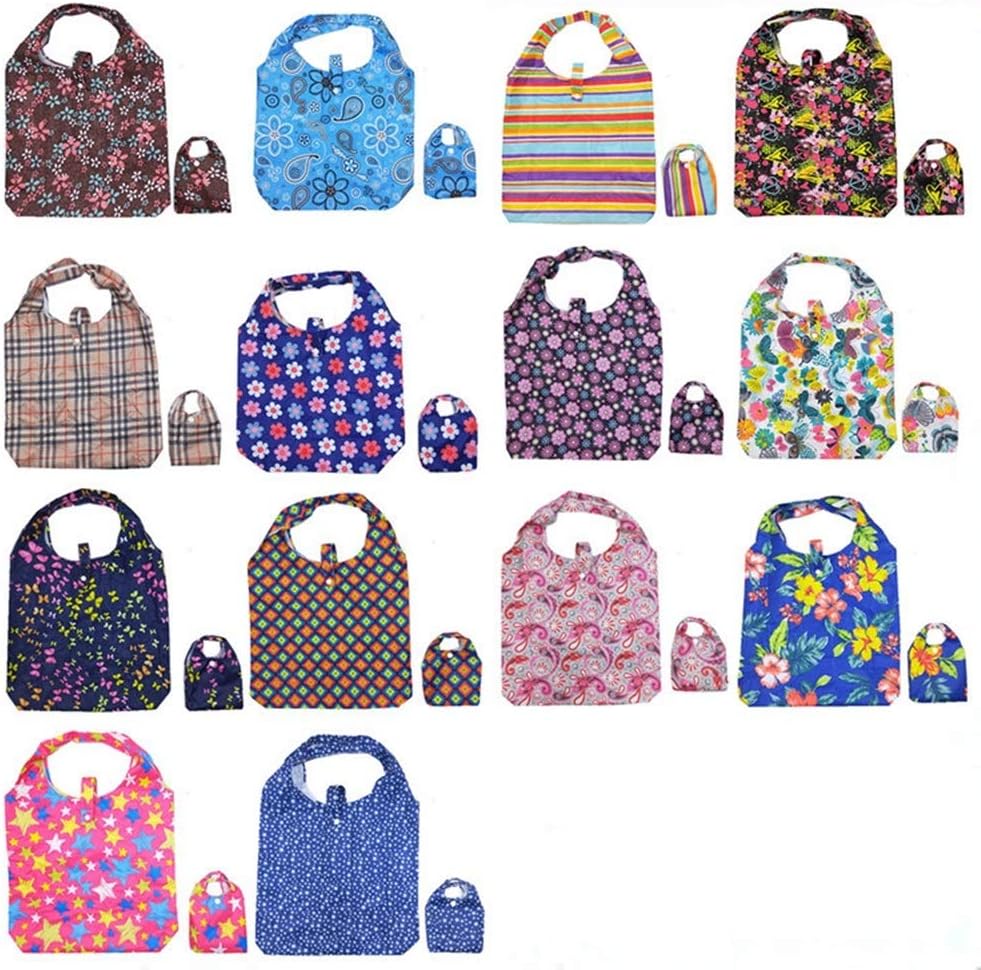 2in1 Premium Foldable Printed Tote Bag - Assortment