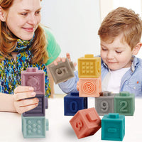 Soft Educational Building Blocks & Teether Toys