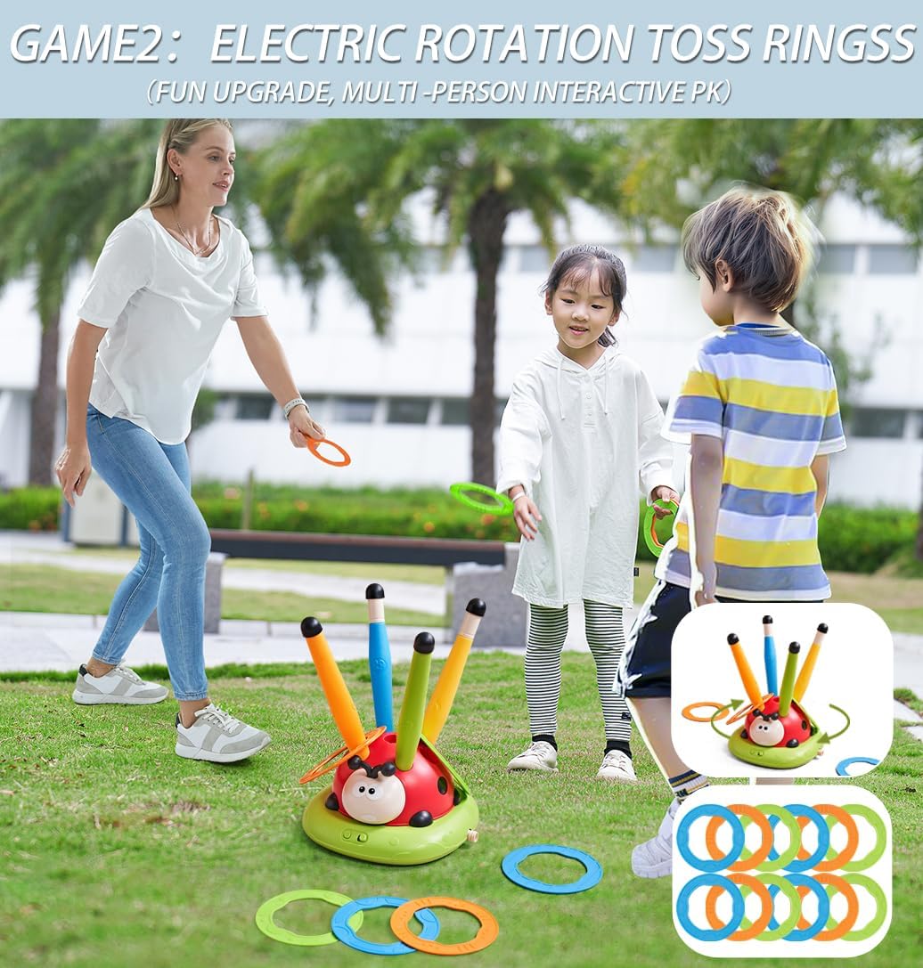 3in1 Multi-function RC Ladybug Exercise & Games Set