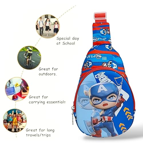 Mini Avengers 3D Shell Kids Sling Bag