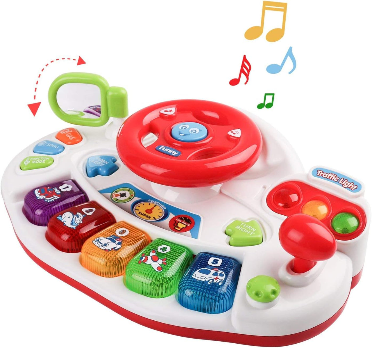 Kids Multi-functional Musical Steering Wheel
