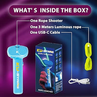 Rechargeable Glow-in-The-Dark Rope Light Shooter Toy