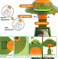 DIY Creative Dinosaur Projection & Puzzle Board With Storage Box
