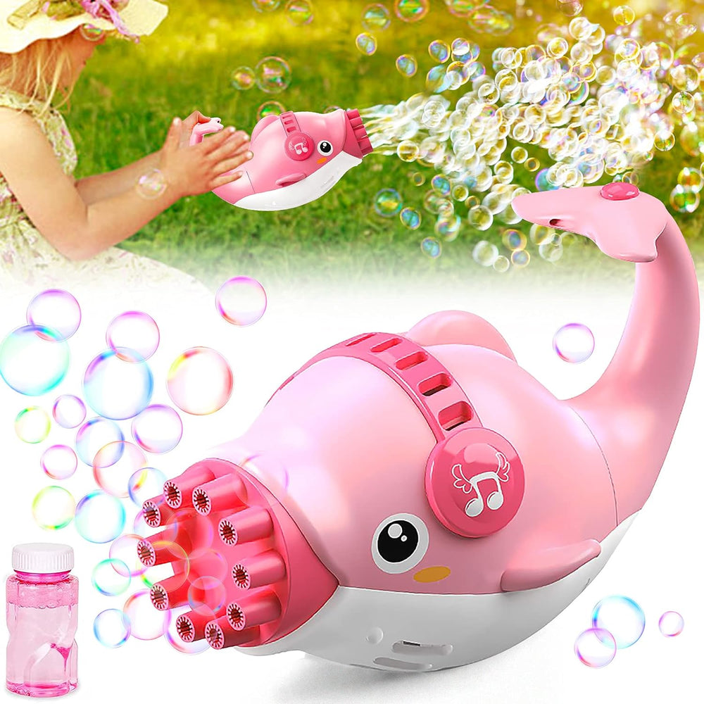 Electric Funny Little Dolphin Bubble Machine