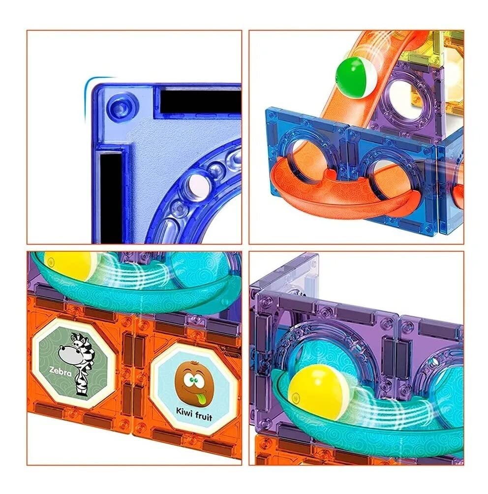 49Pcs Magic Light Magnetic Blocks
