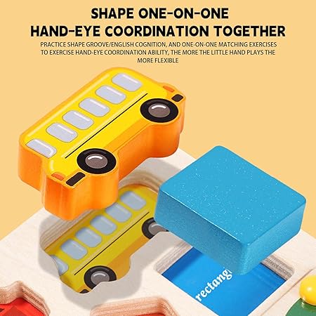 Multi-functional Wooden Magnetic Maze Game Board