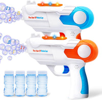 Battery Operated Cool Bubble Gun With Light & Sound