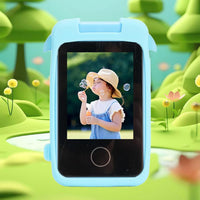 Kids Dolphin Rotatable Lens Digital Touch Phone