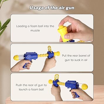 Soft Ball Gun Duck Shooting Game Toy