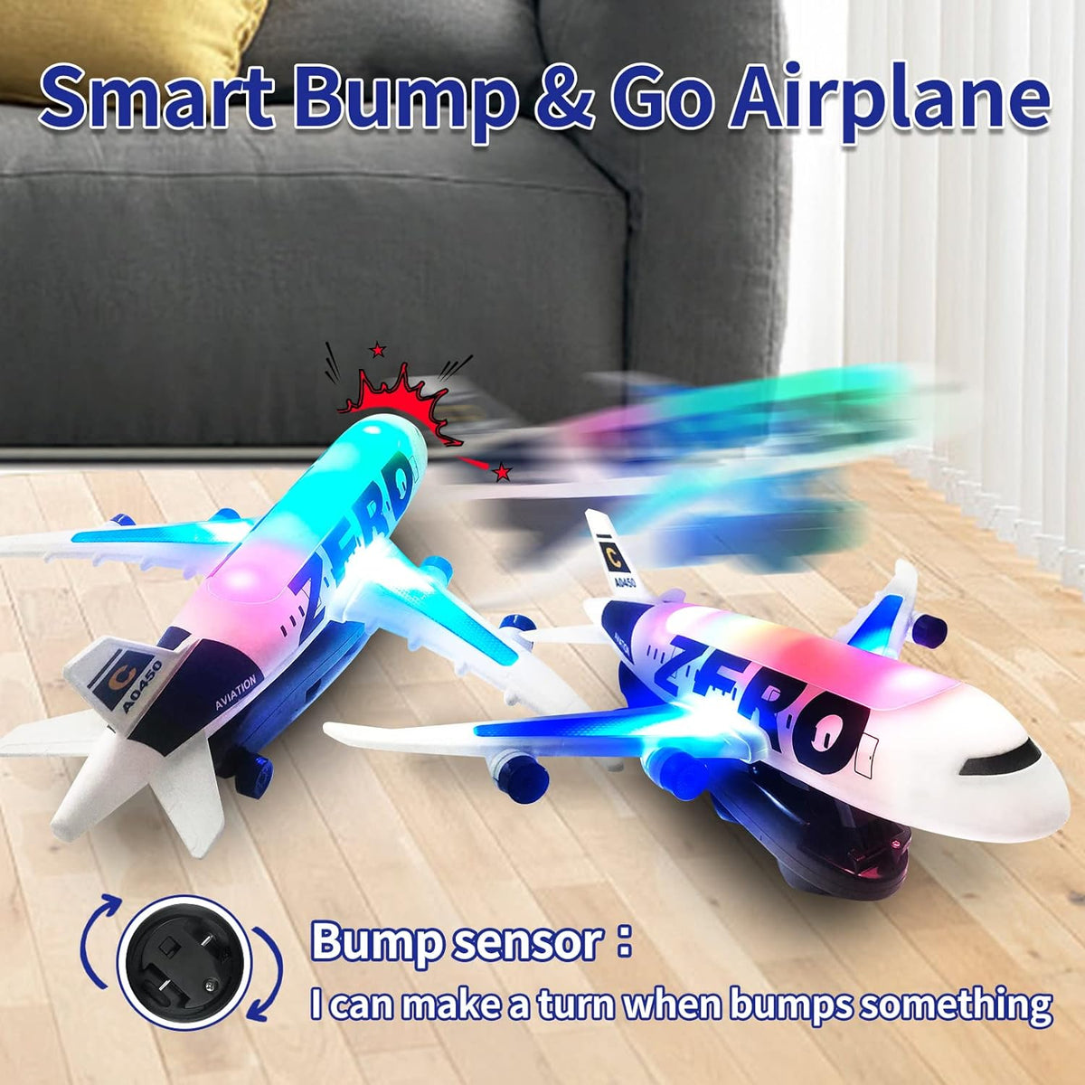 Zero Aircraft Toy With Lights & Sound