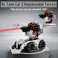 RC Laser Control Multi-functional Bubble & Soft Bullet Shooting Tank