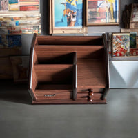 Thumbnail for 20cm Wooden Pen Holder With Draws