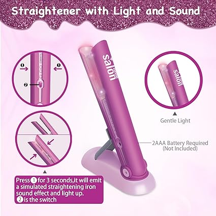 13Pcs Pretend Play Salon Equipments For Girls