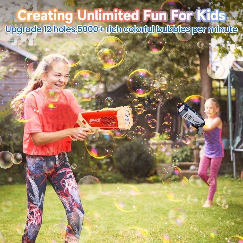 Space Tech Shoot Bubble Gun