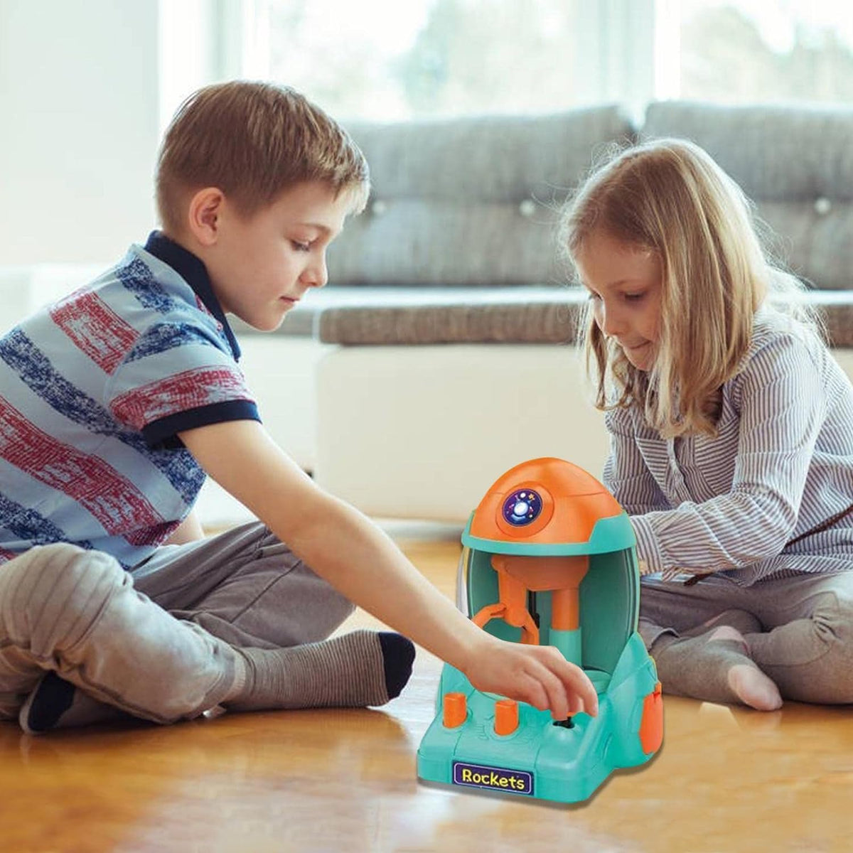 Space Rocket Ball Catcher Mini Claw Game