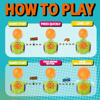 Handheld Quick Push Bubble Balloon Fidget Game