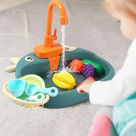 Battery Operated Little Cow Dish Washer