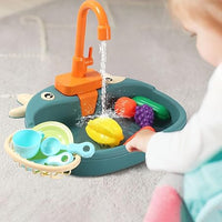 Battery Operated Little Cow Dish Washer