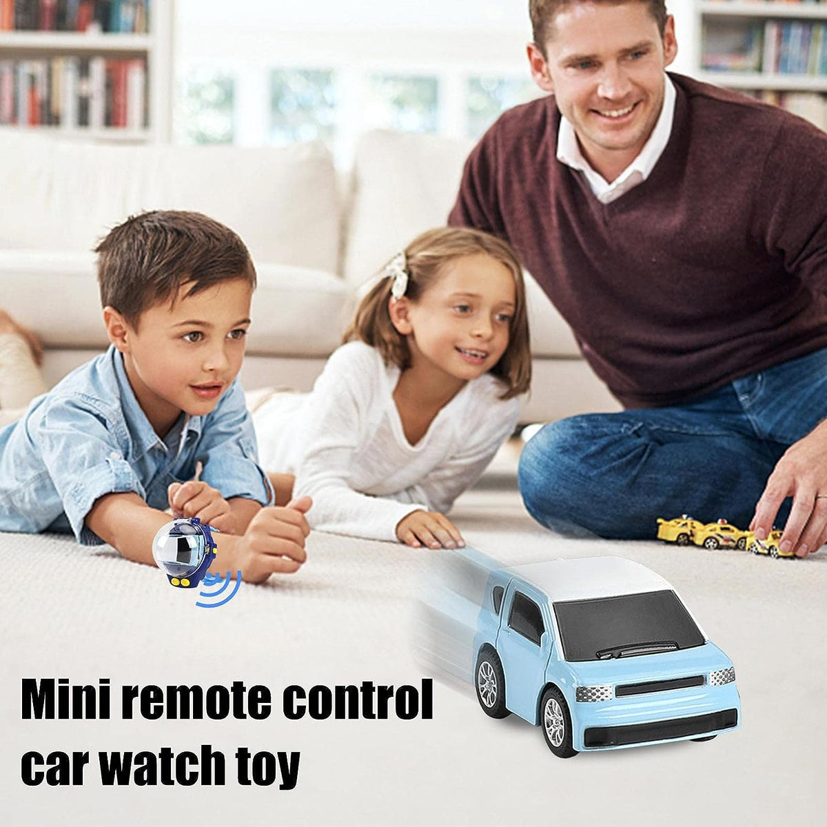 Wrist RC Alloy Car- Blue