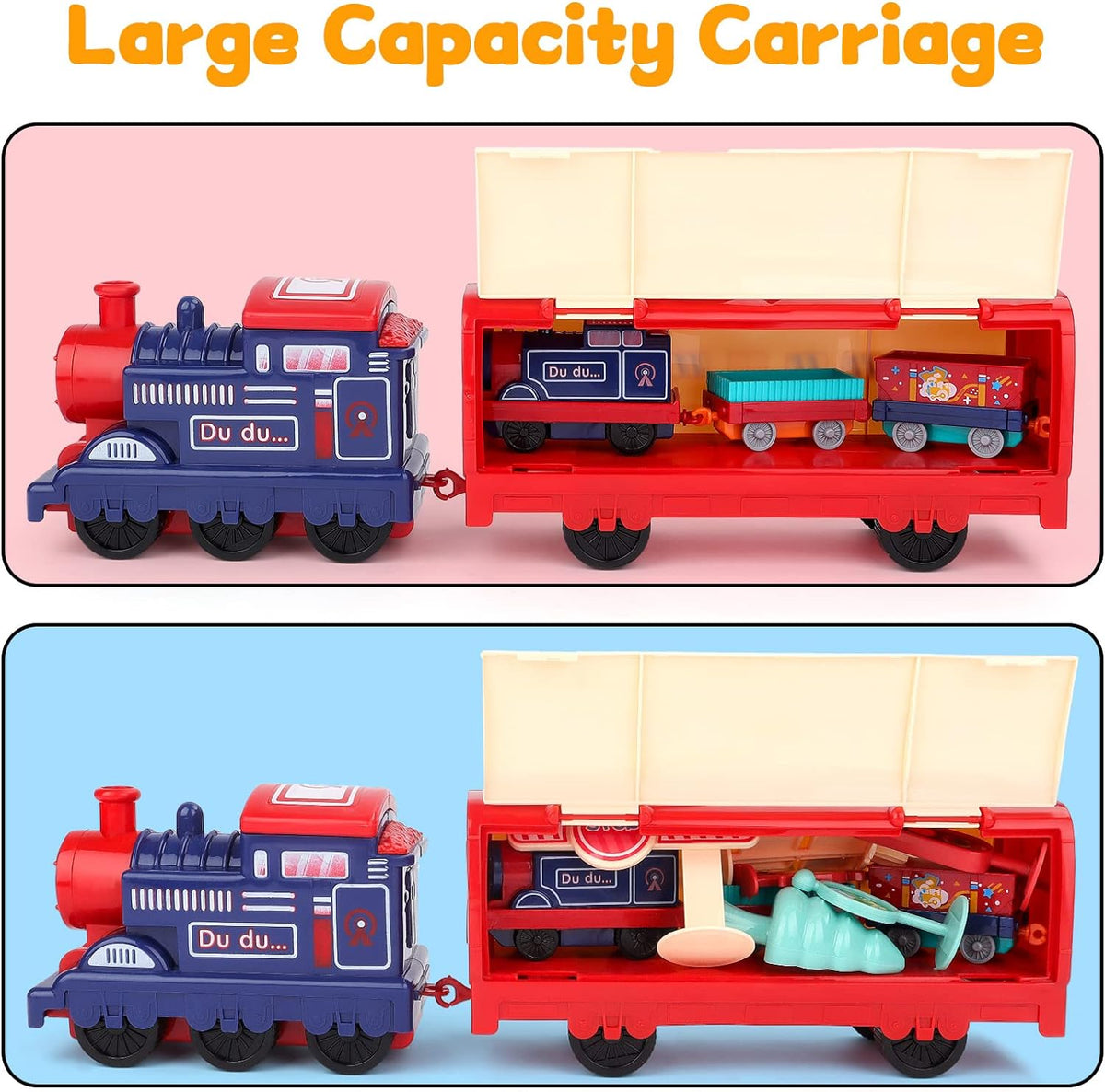 DIY Electric Inertial Storage Railway Train Track Set