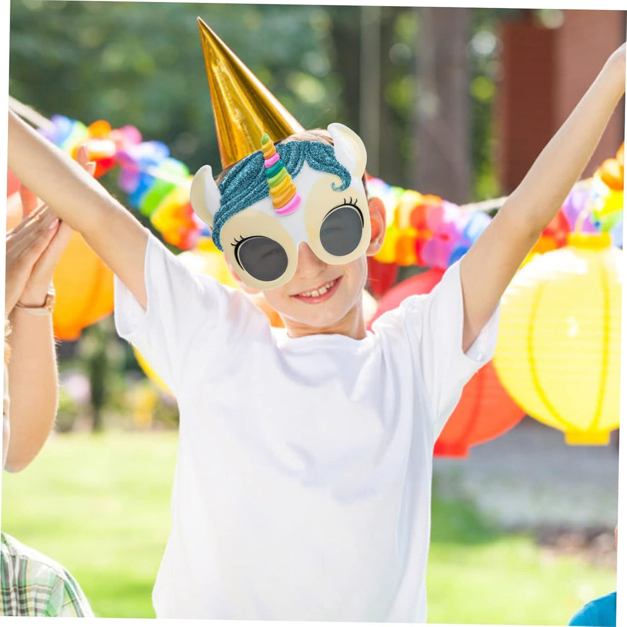 Children's Unicorn Frame Sunglasses - 1Pc