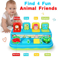 Manual Interactive Pop-up Animal Activity Toy