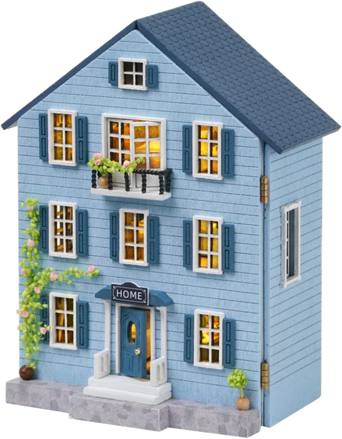 DIY Miniature Molan House With LED Lights