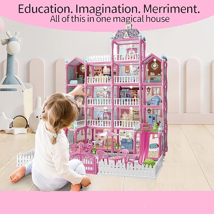 379Pcs L.O.L Villa Doll House Play Set