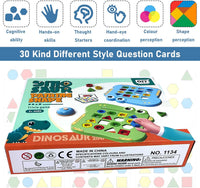Dinosaur Pairing Shape Puzzle Game